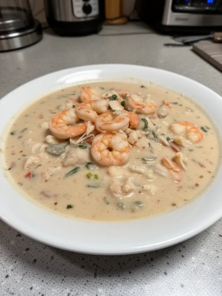 Crab and Shrimp Seafood Bisque