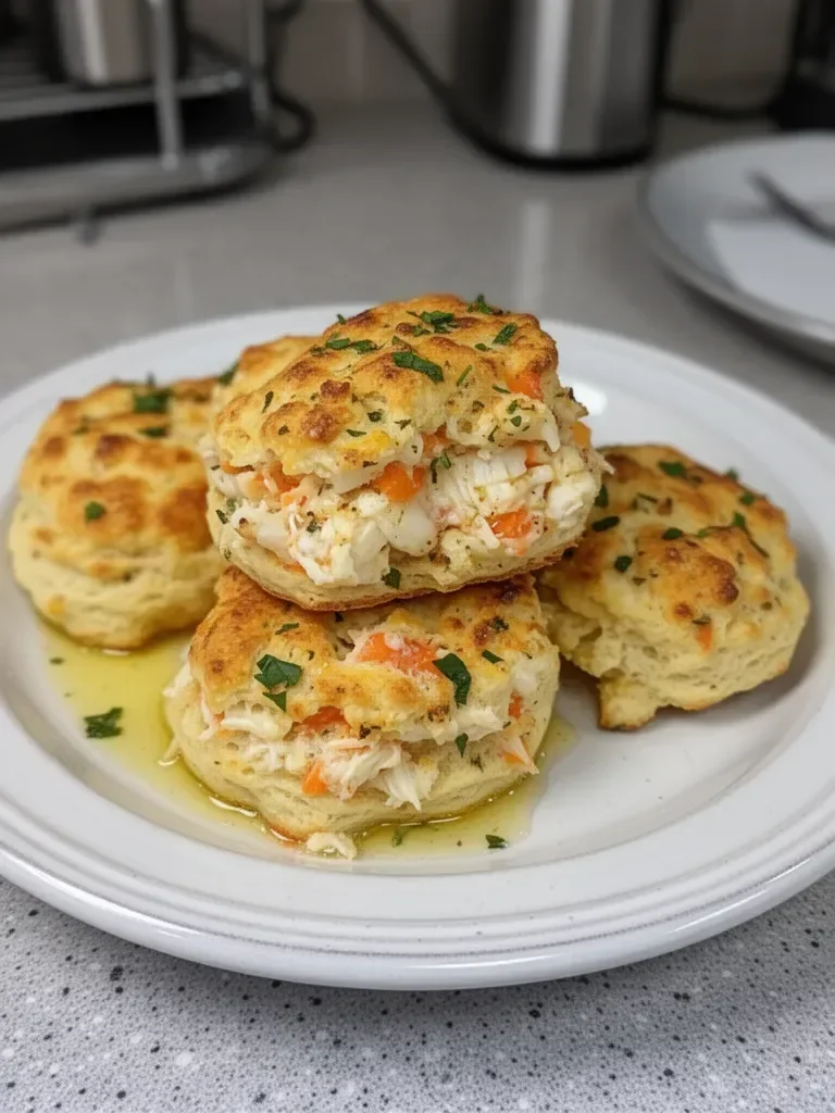 Crab Stuffed Cheddar Bay Biscuits with Lemon Butter: An Amazing Ultimate Recipe