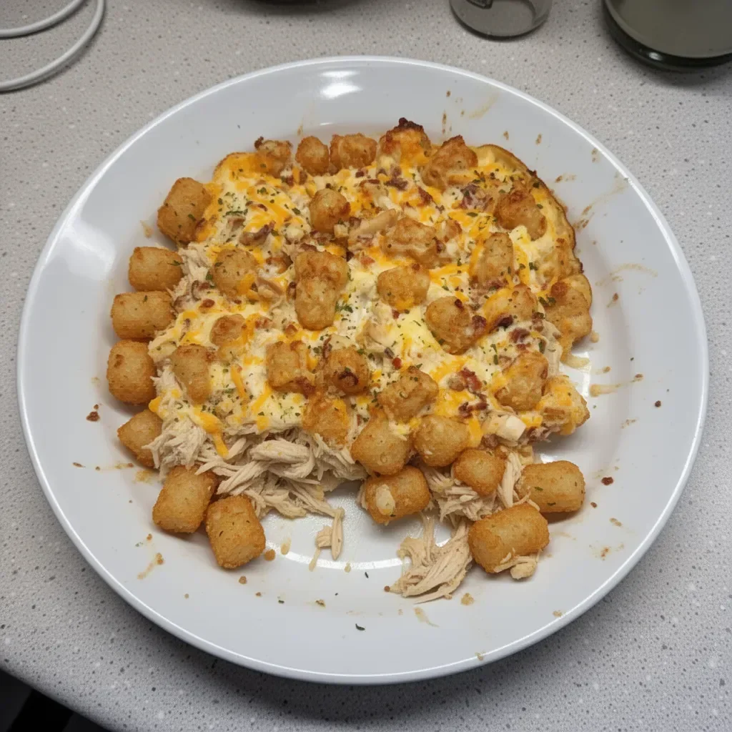 Cracked Out Chicken Tater Tot Casserole