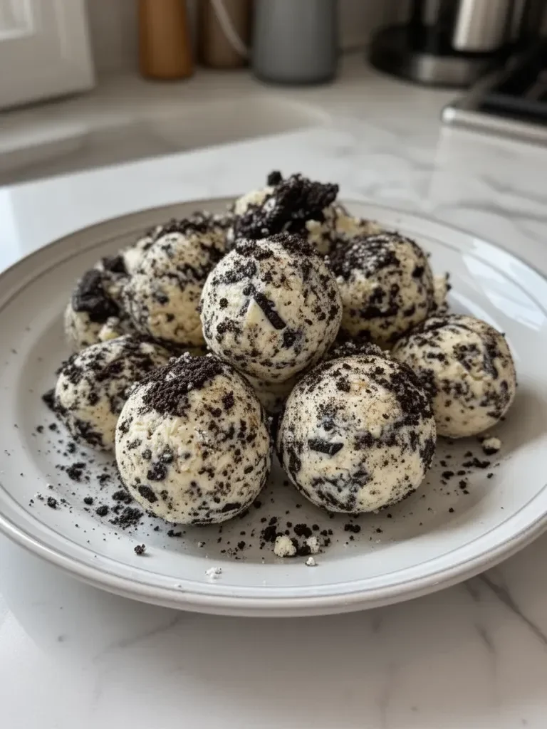 Cream Cheese Oreo Protein Balls