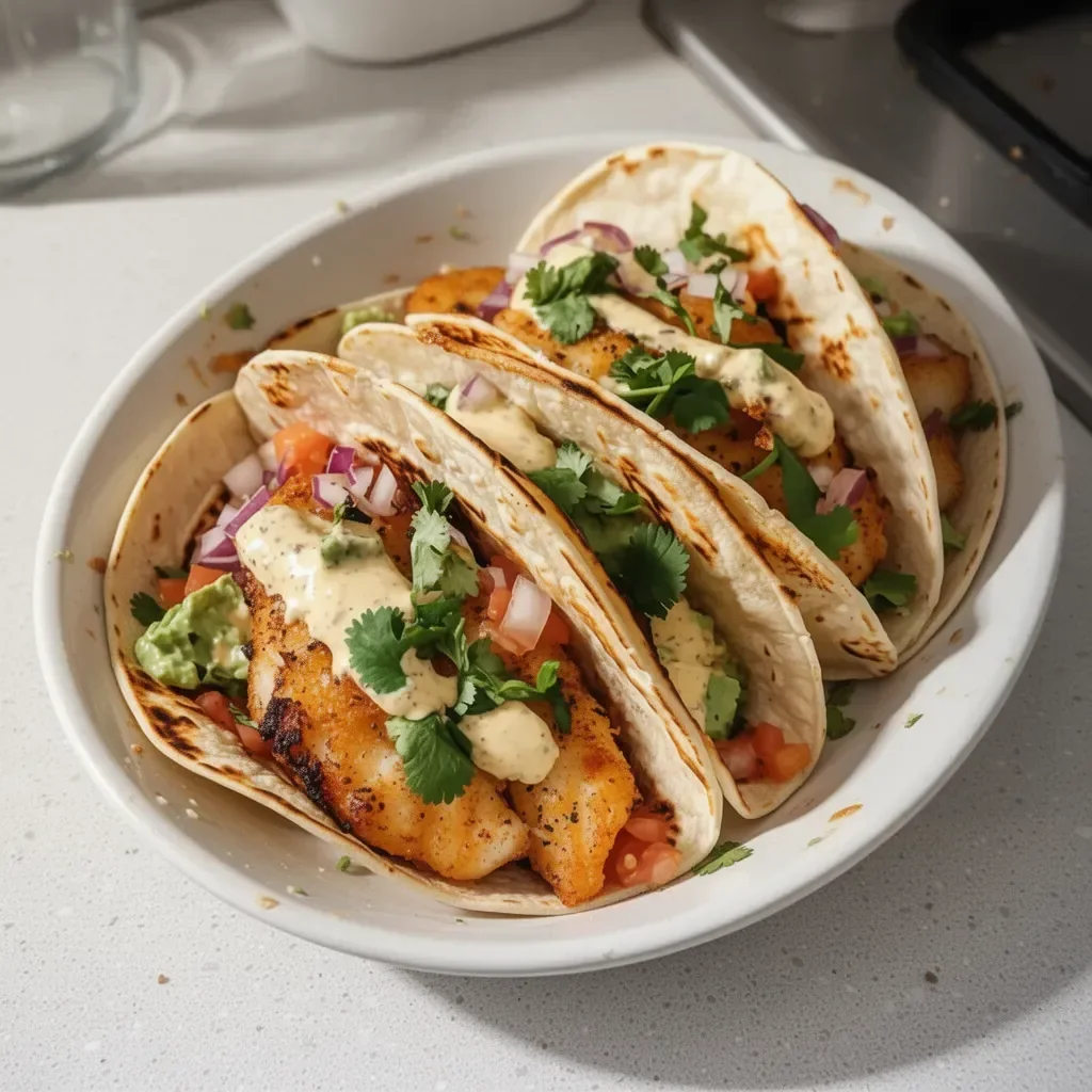 Crispy Cod Fish Tacos