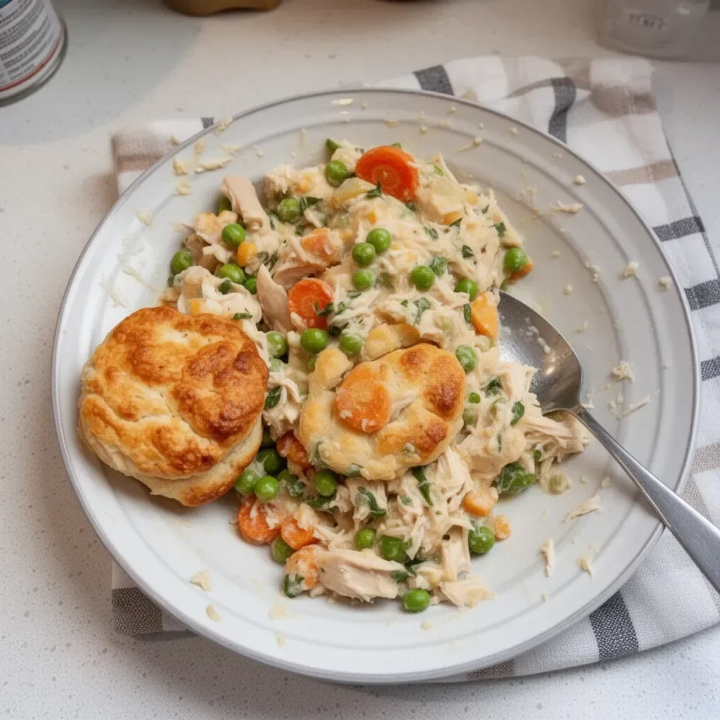 Crustless Chicken Pot Pie