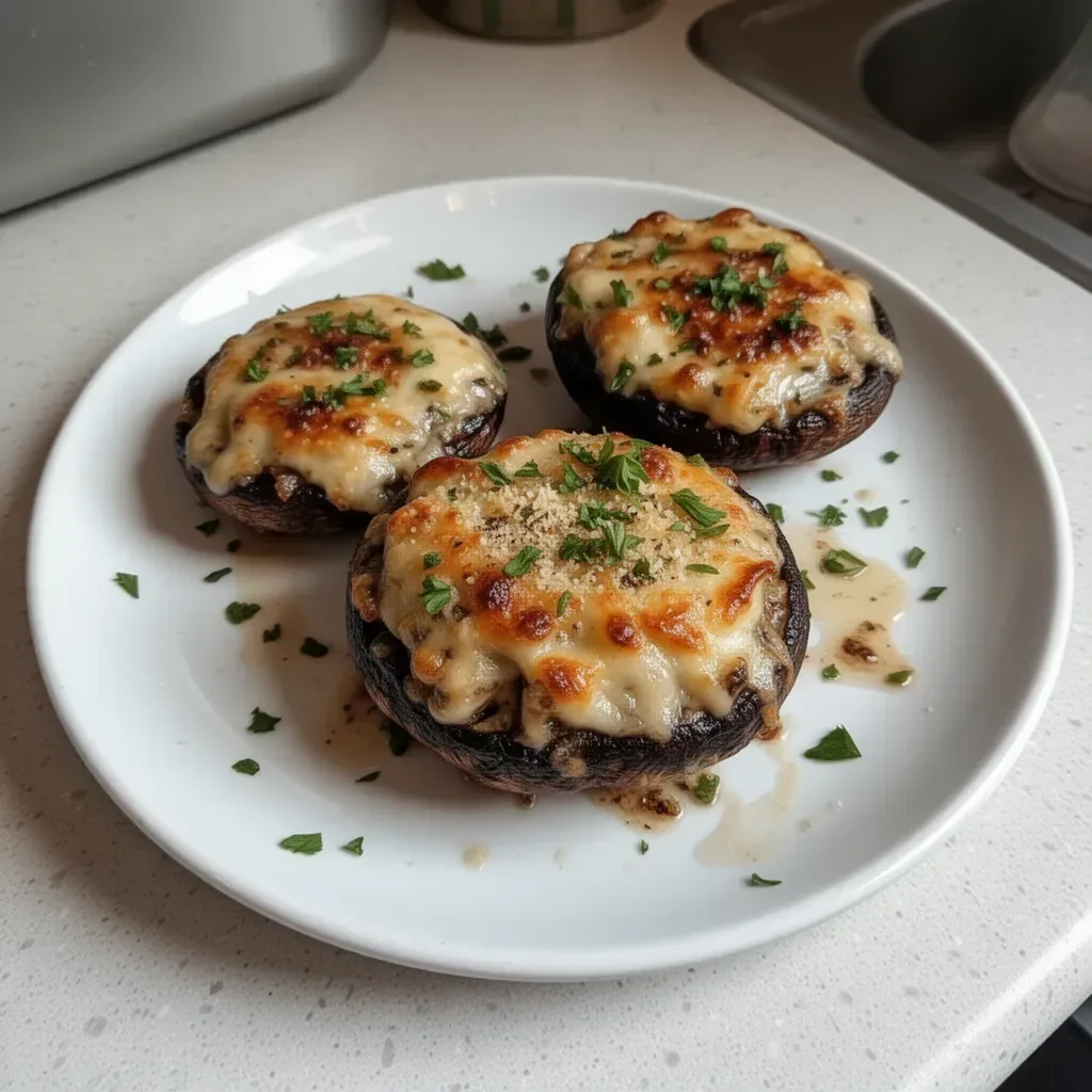 Delicious Stuffed Portobello Mushrooms