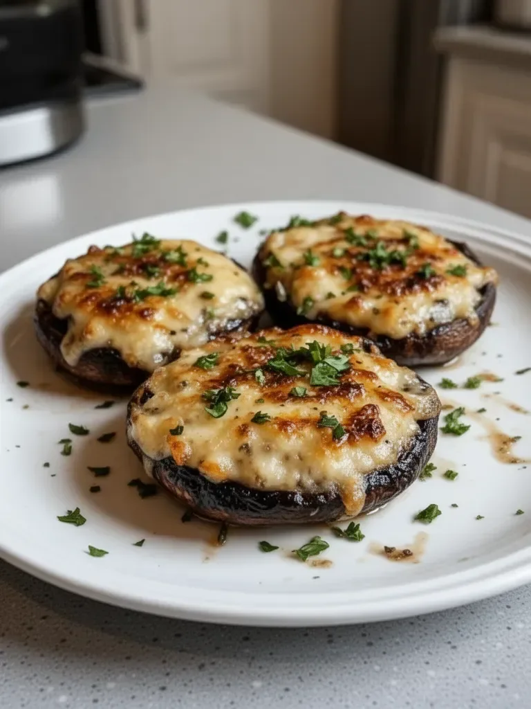 Delicious Stuffed Portobello Mushrooms
