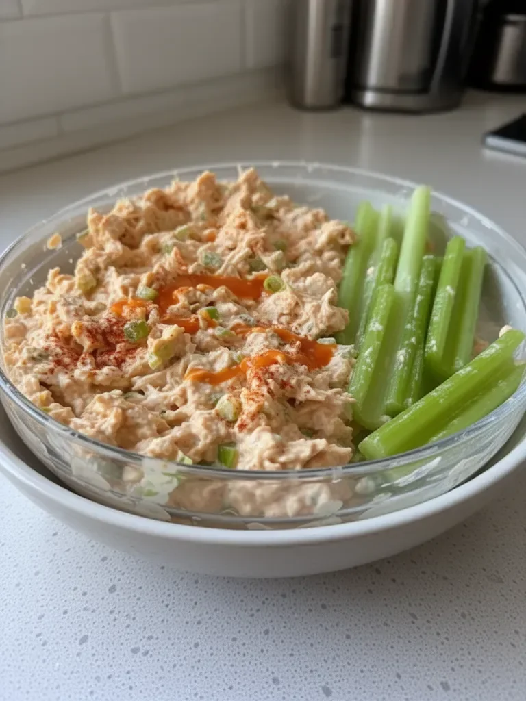 Easy Buffalo Chicken Salad