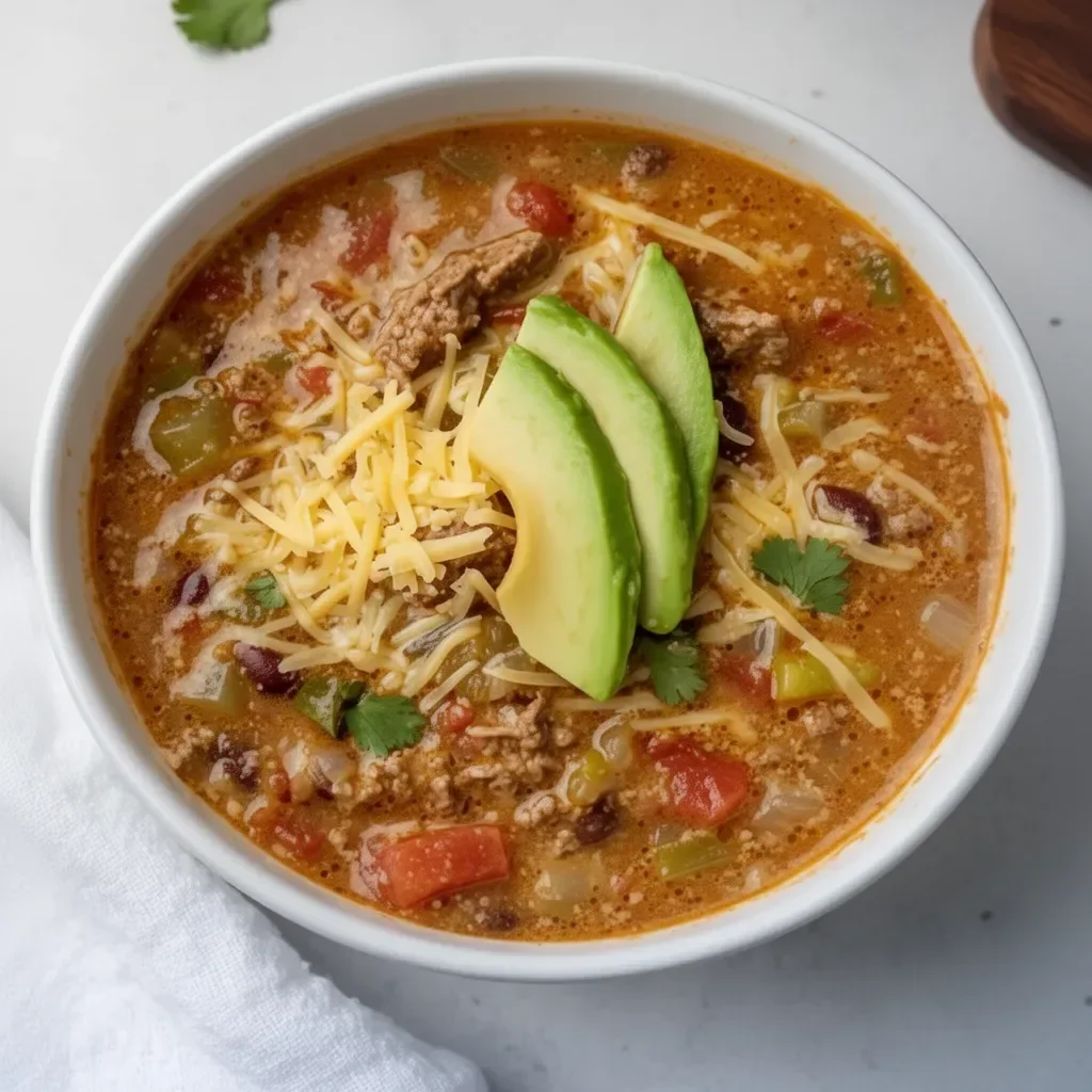 Easy Ground Venison Taco Soup