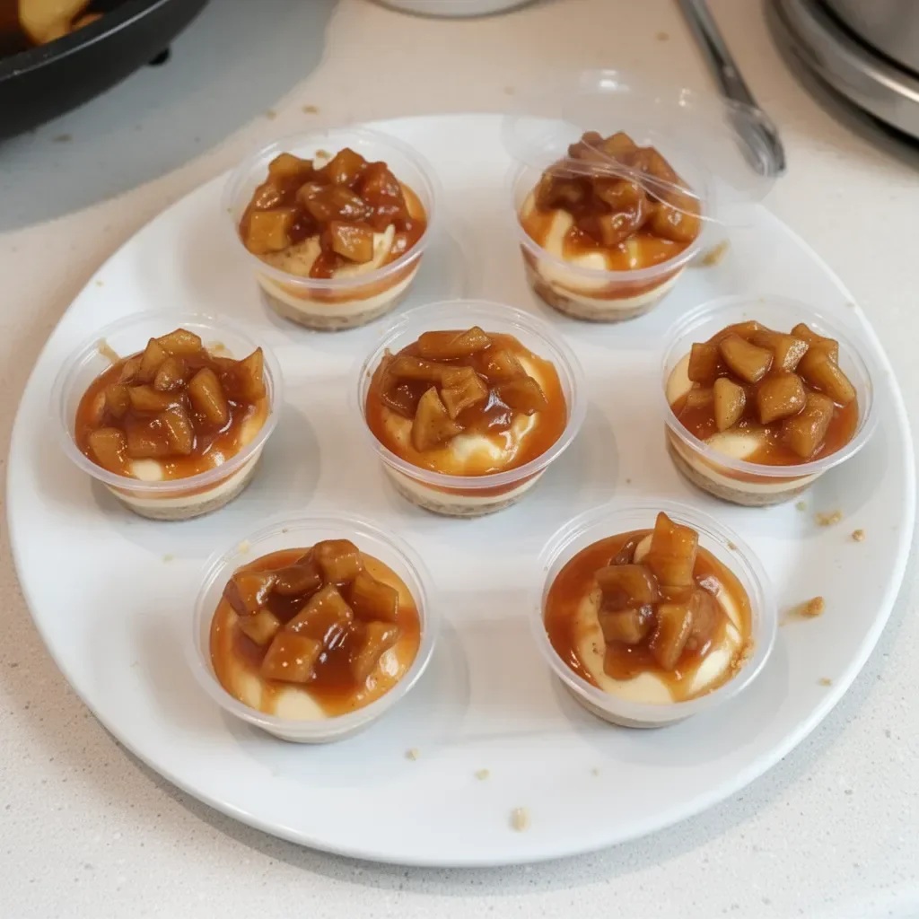 Easy No Bake Caramel Apple Dessert Cups