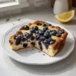 High-Protein Lemon Blueberry Breakfast Bake