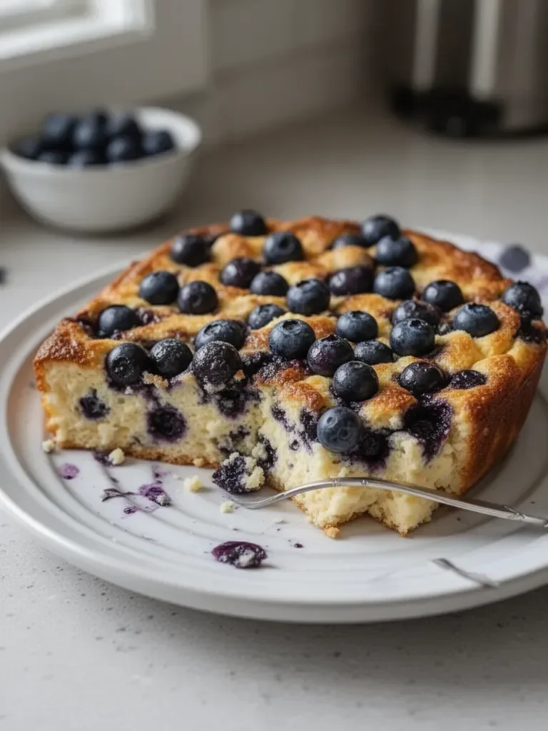 High-Protein Lemon Blueberry Breakfast Bake