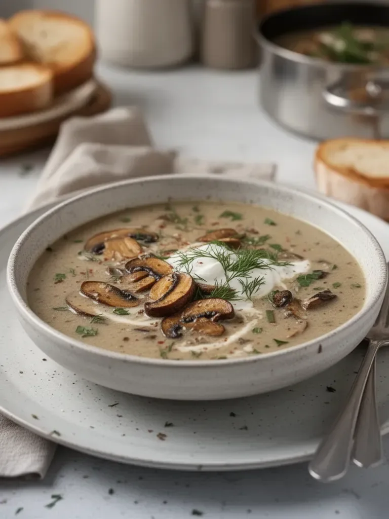 Hungarian Mushroom Soup: A Delicious & Authentic Recipe
