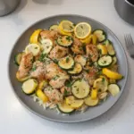 Juicy Chicken Breast with Zucchini and Squash