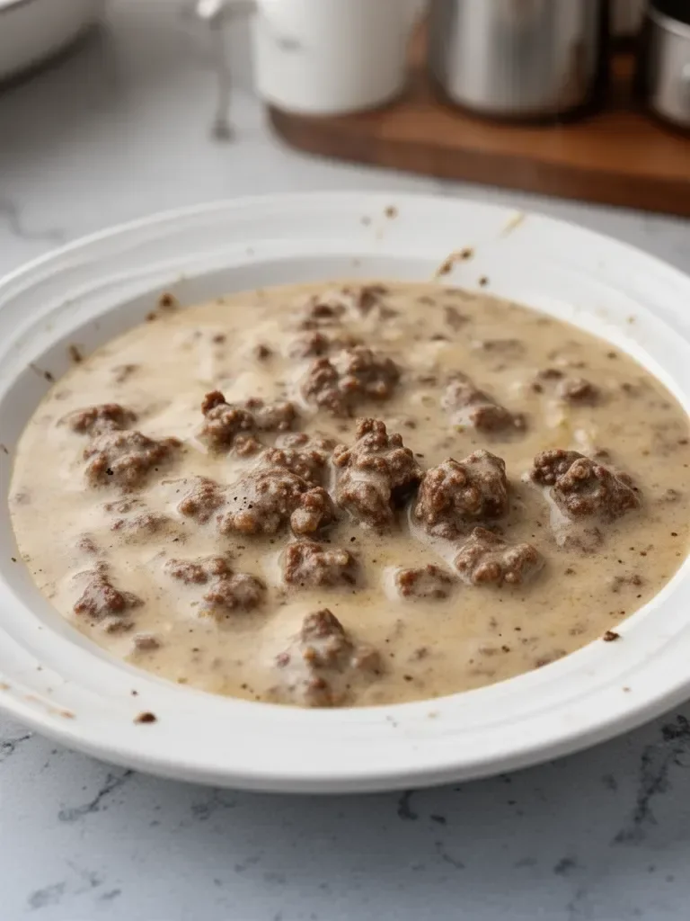 Juicy Ground Venison Gravy