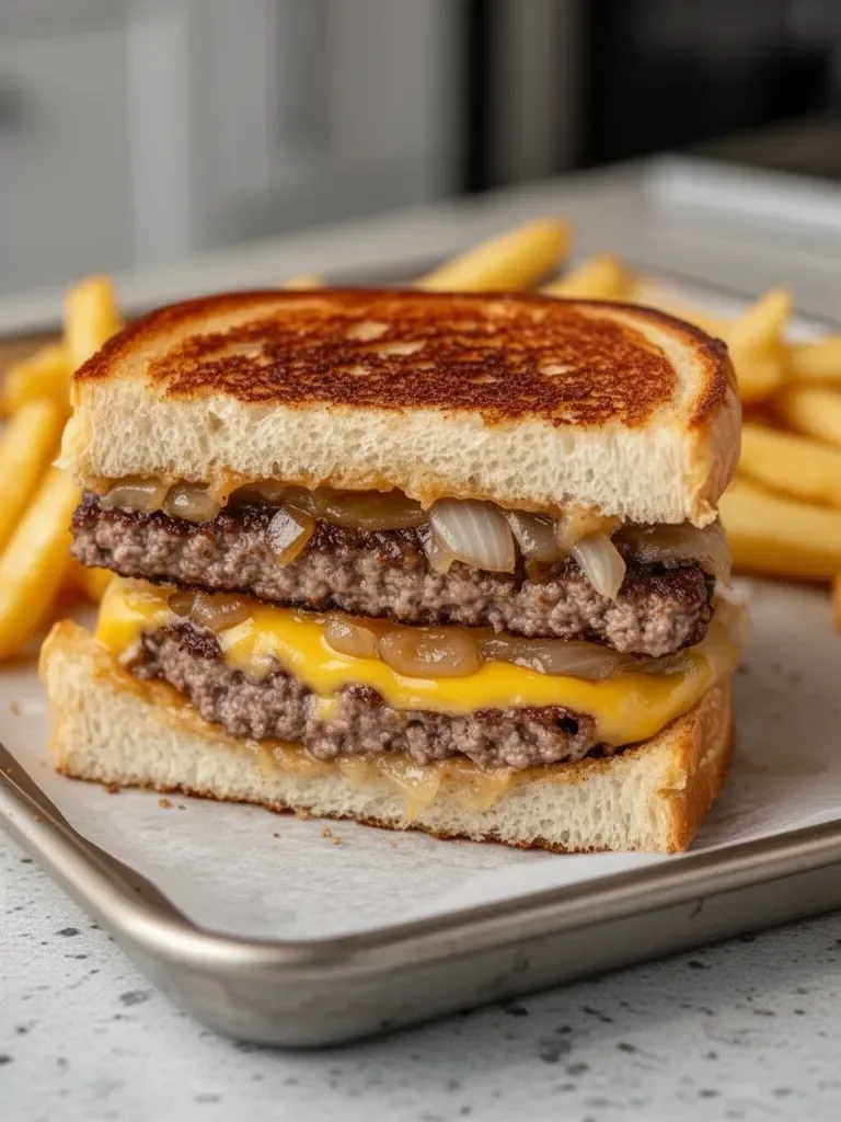 Juicy Ground Venison Patty Melt