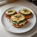 Layered Zucchini Ricotta Melts with Marinara
