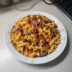 Loaded Bacon Cheeseburger Pasta
