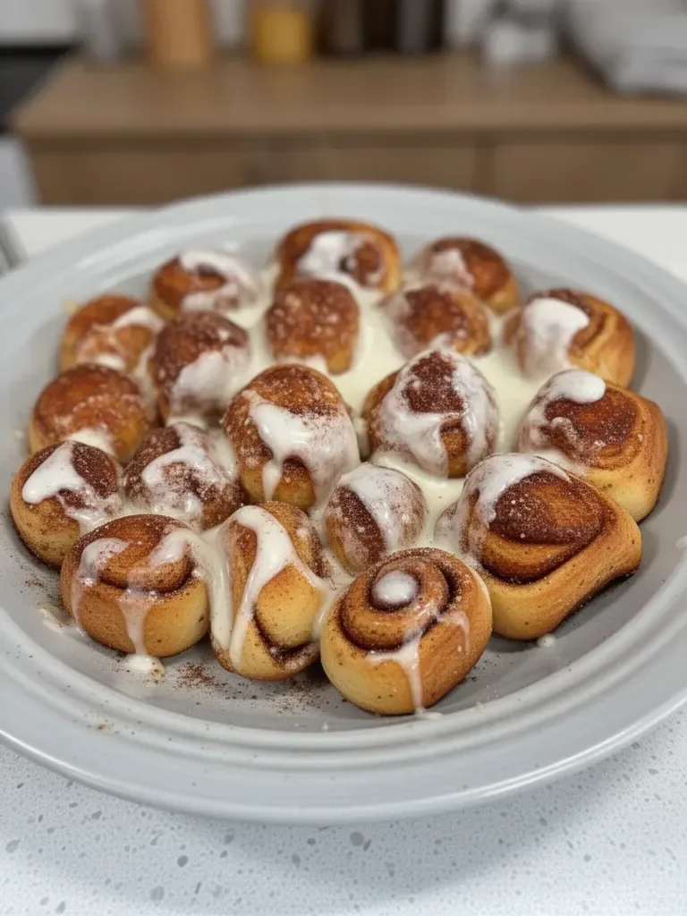 Mini Cinnamon Roll Bites