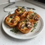 Mini Mushroom and Gruyère Pot Pies with Thyme