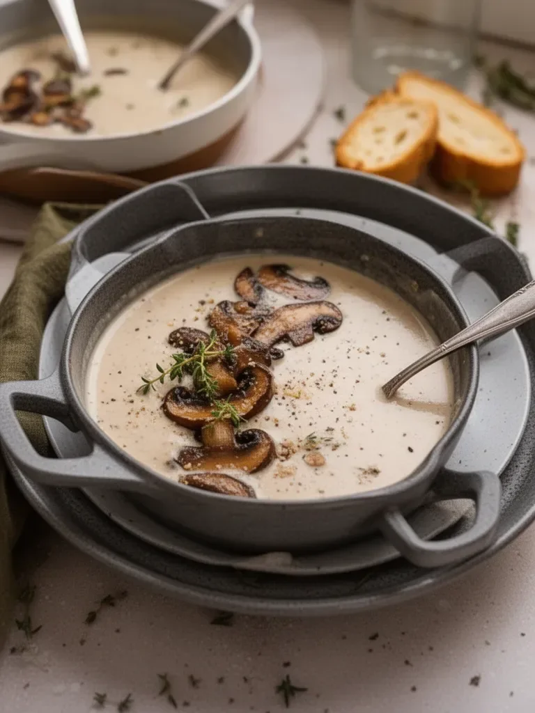 Mushroom Bisque Recipe – Creamy, Cozy and Remarkable