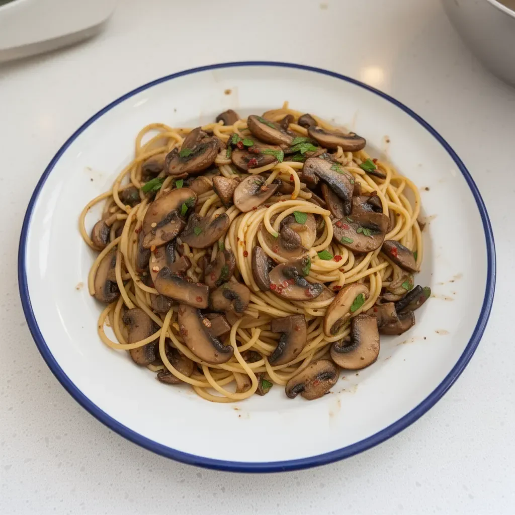 Mushroom Spaghetti