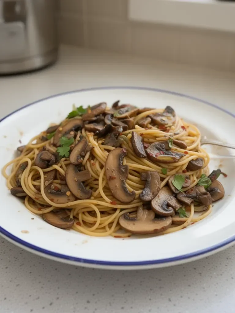 Mushroom Spaghetti