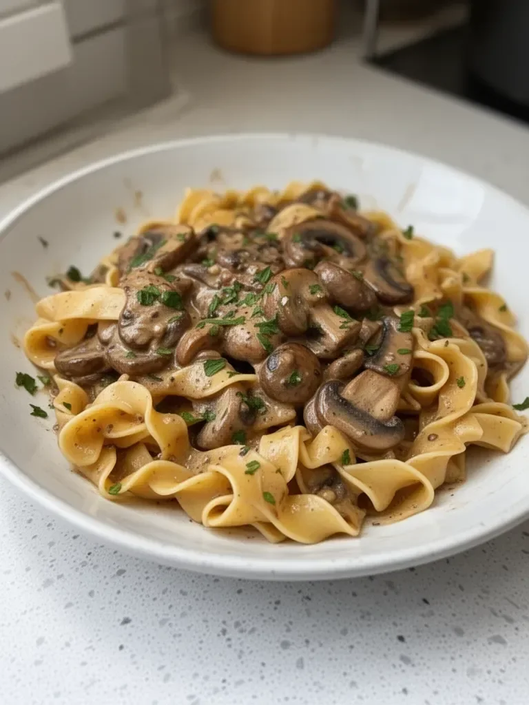Mushroom Stroganoff