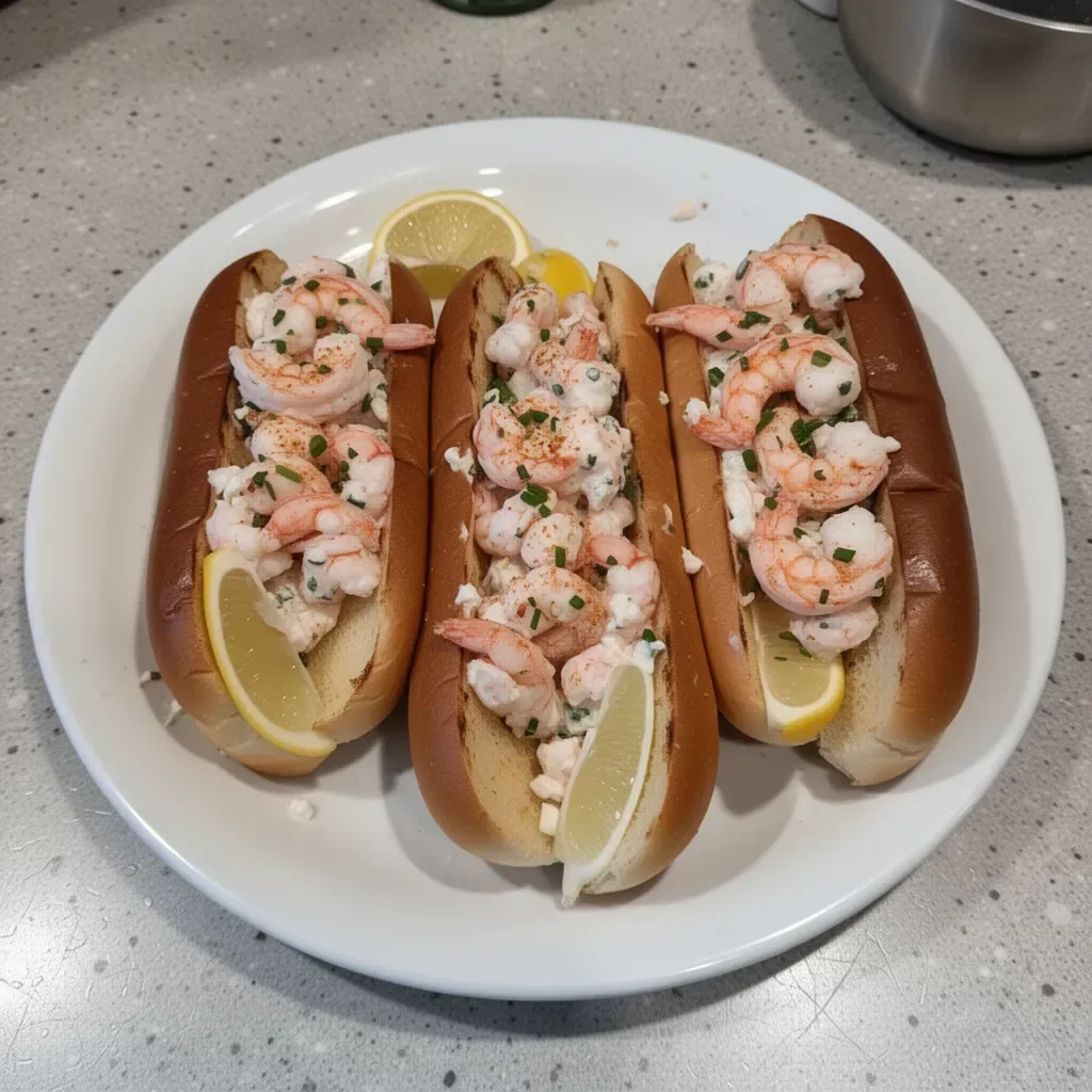 New England Style Shrimp Rolls