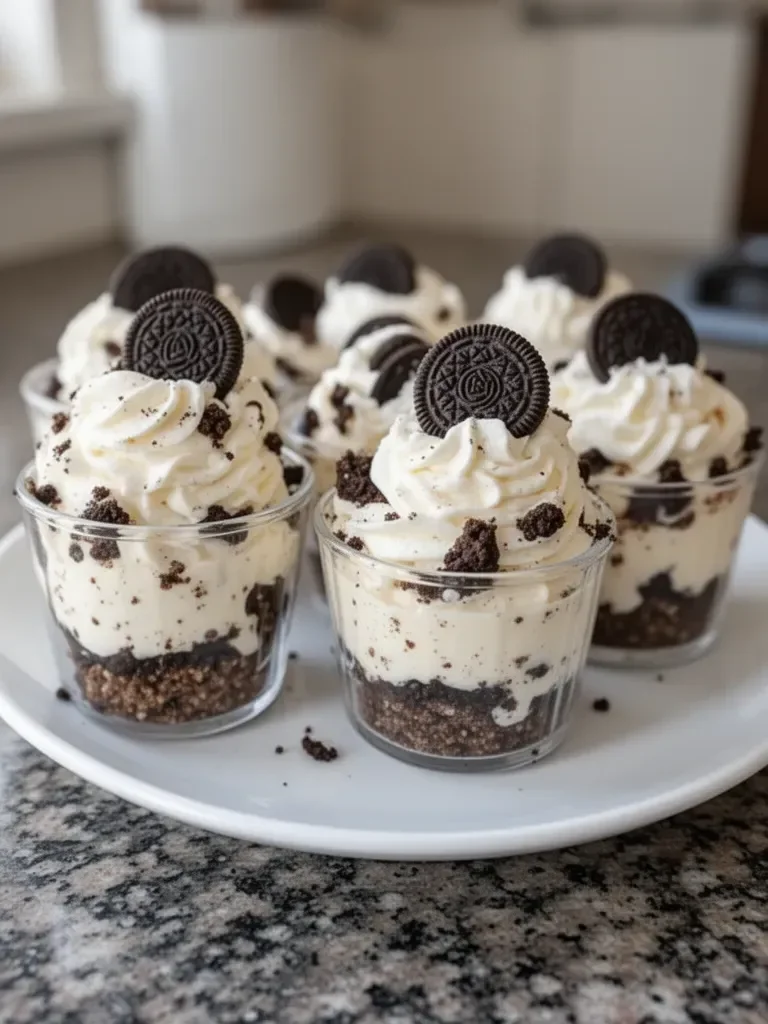 No-Bake Oreo Cheesecake Cups