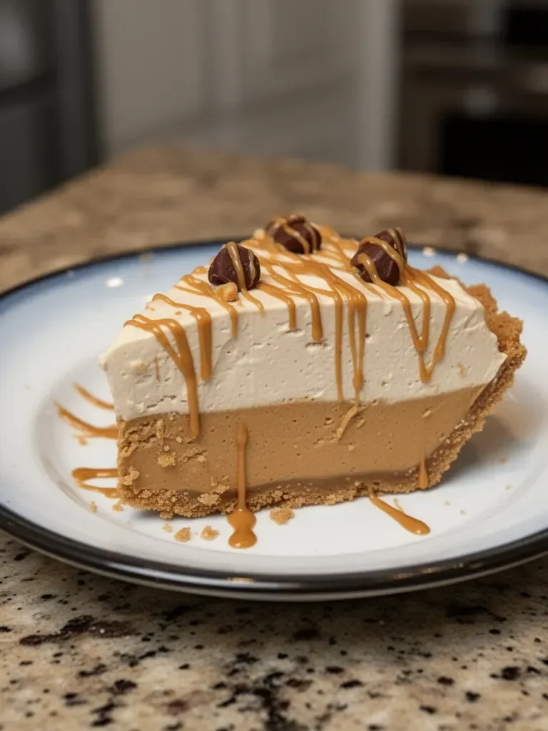 No Bake Peanut Butter Pie