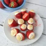 No Bake Strawberry Cheesecake Bites