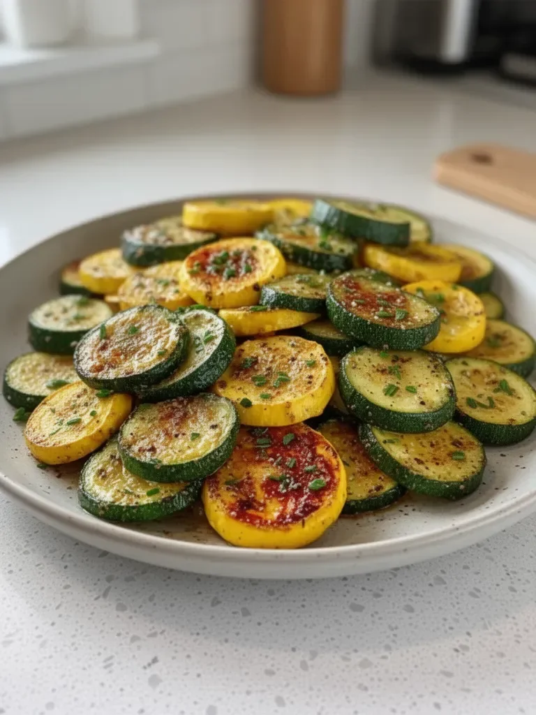 Oven-Roasted Zucchini and Yellow Squash