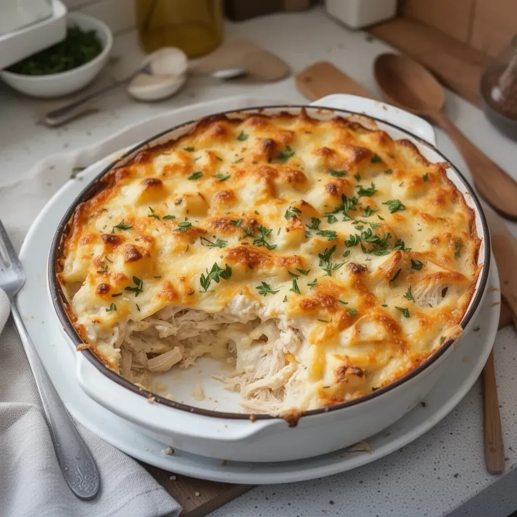 Rotisserie Chicken Casserole