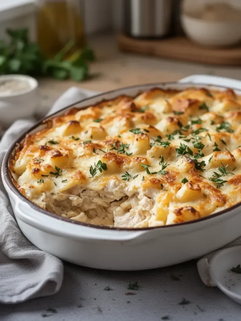 Rotisserie Chicken Casserole