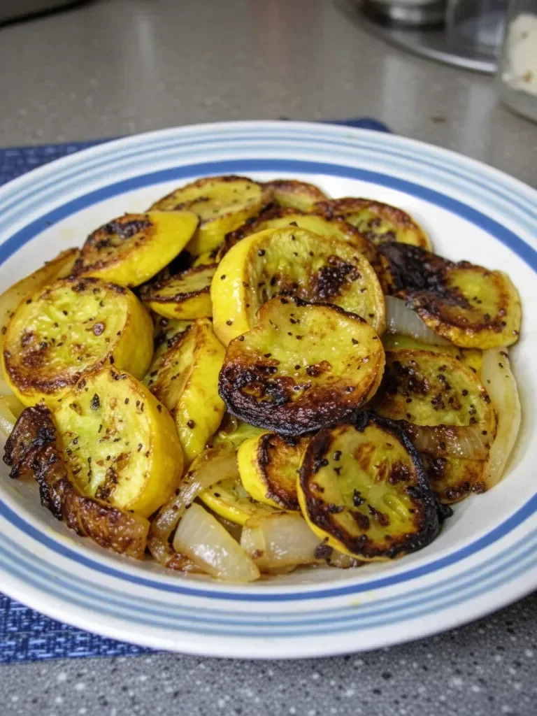 Sautéed Yellow Squash and Onions