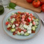 Savory Cucumber Salad with Bacon
