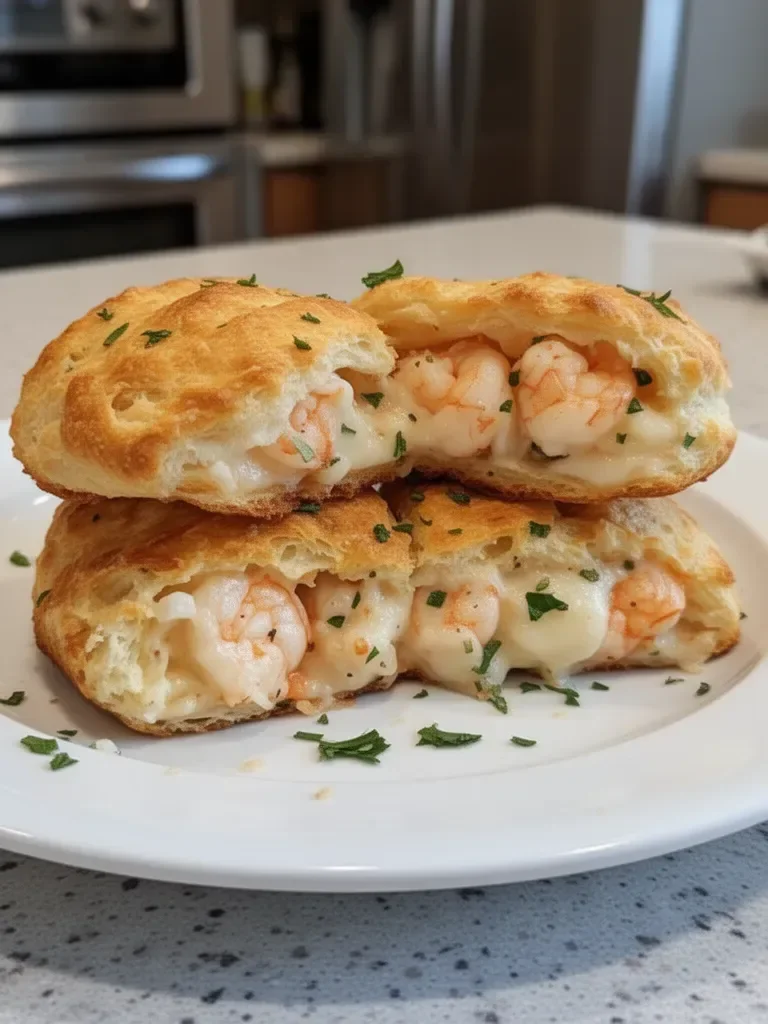 Savory Shrimp and Crab Biscuit Melts