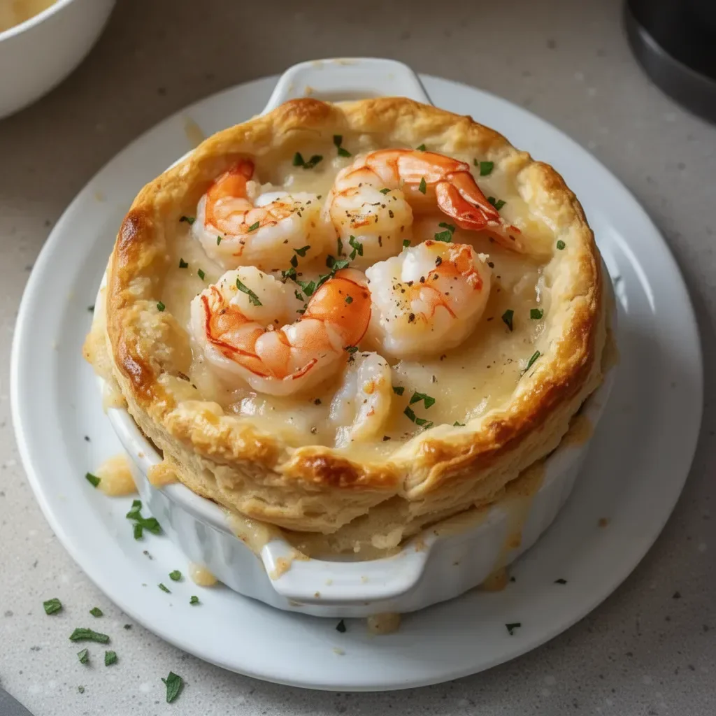 Shrimp & Lobster Biscuit Pot Pie