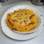 Spaghetti Squash Au Gratin with Bacon