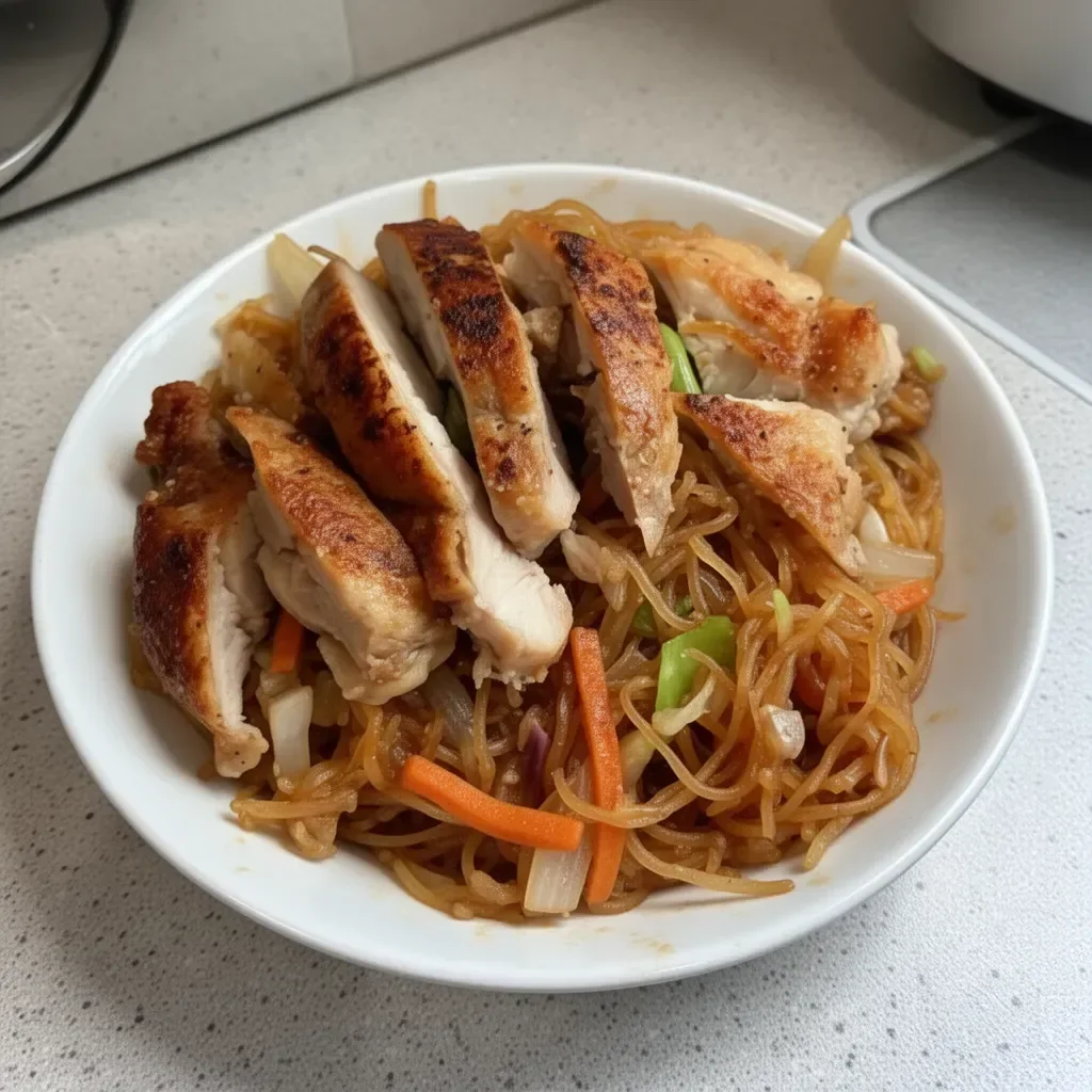 Spaghetti Squash Chow Mein