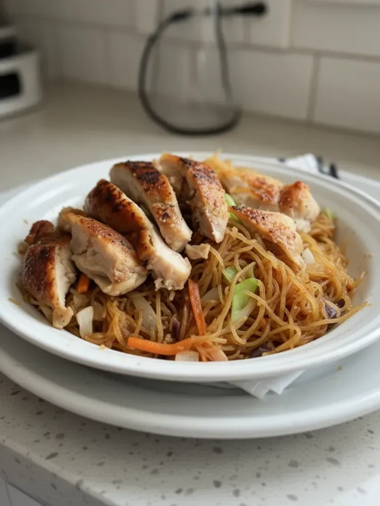 Spaghetti Squash Chow Mein