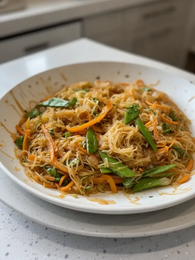 Spaghetti Squash Chow Mein