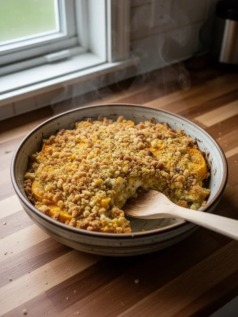 Squash Casserole with Stuffing