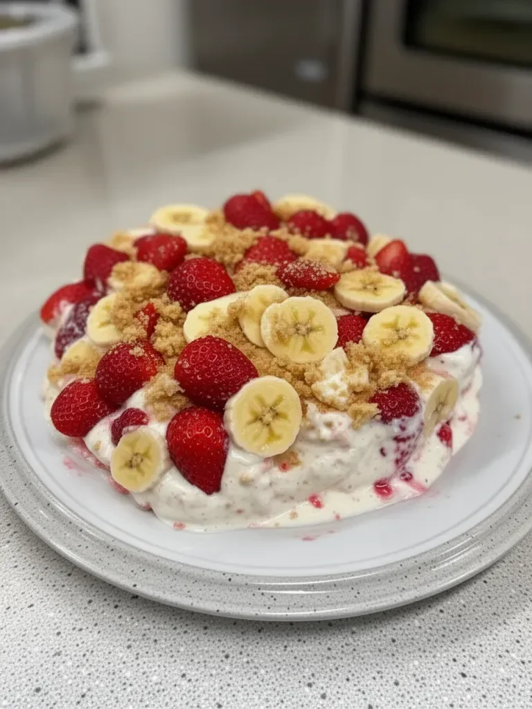 Strawberry Banana Pudding