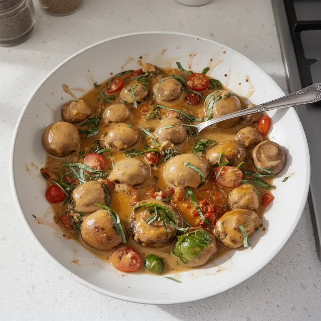 Tuscan Butter Mushrooms