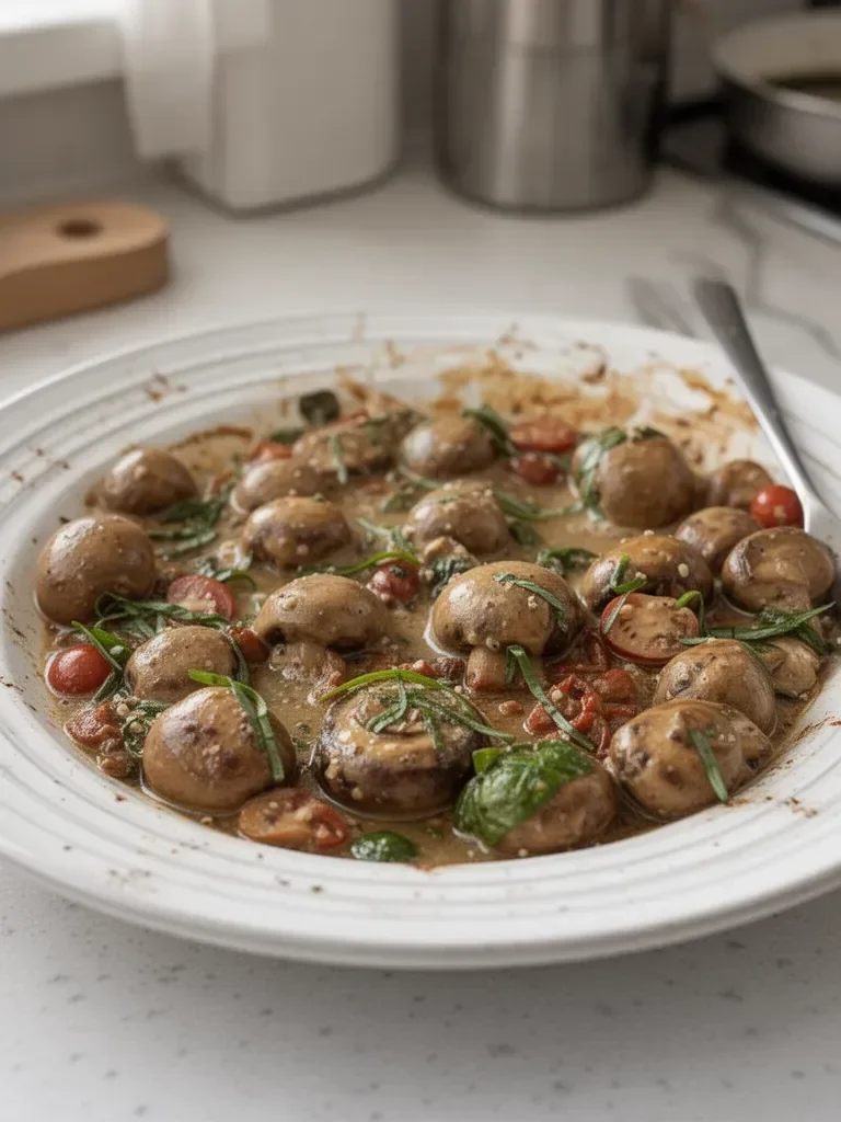 Tuscan Butter Mushrooms