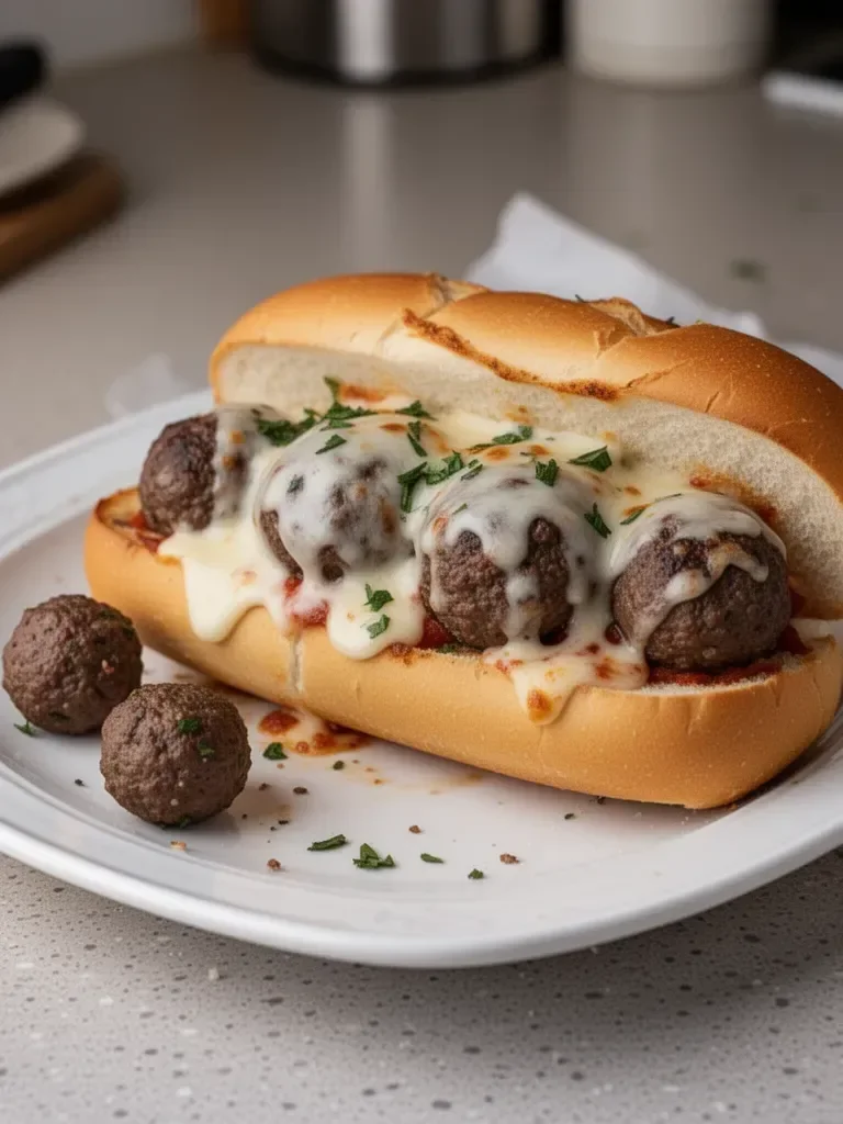 Venison Meatball Subs