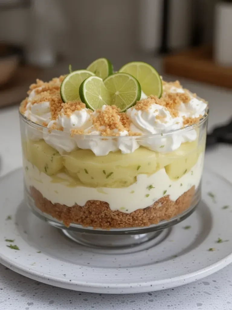 Zesty Key Lime Pie Trifle