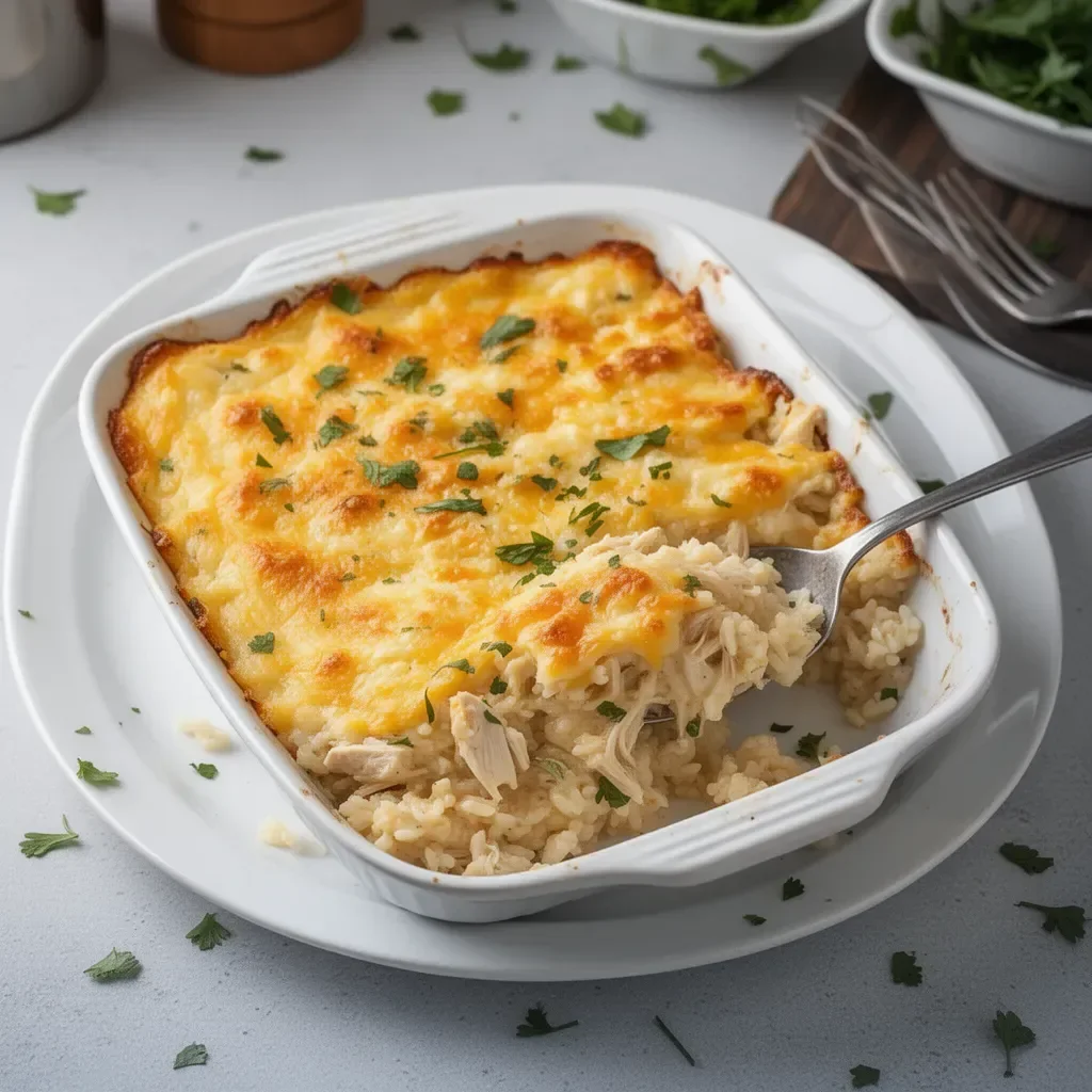 Angel Chicken Rice Casserole