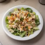 Bacon Ranch Chicken Salad with Cheddar (Low Carb)