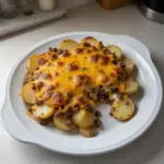 Cheesy Hamburger Potato Casserole