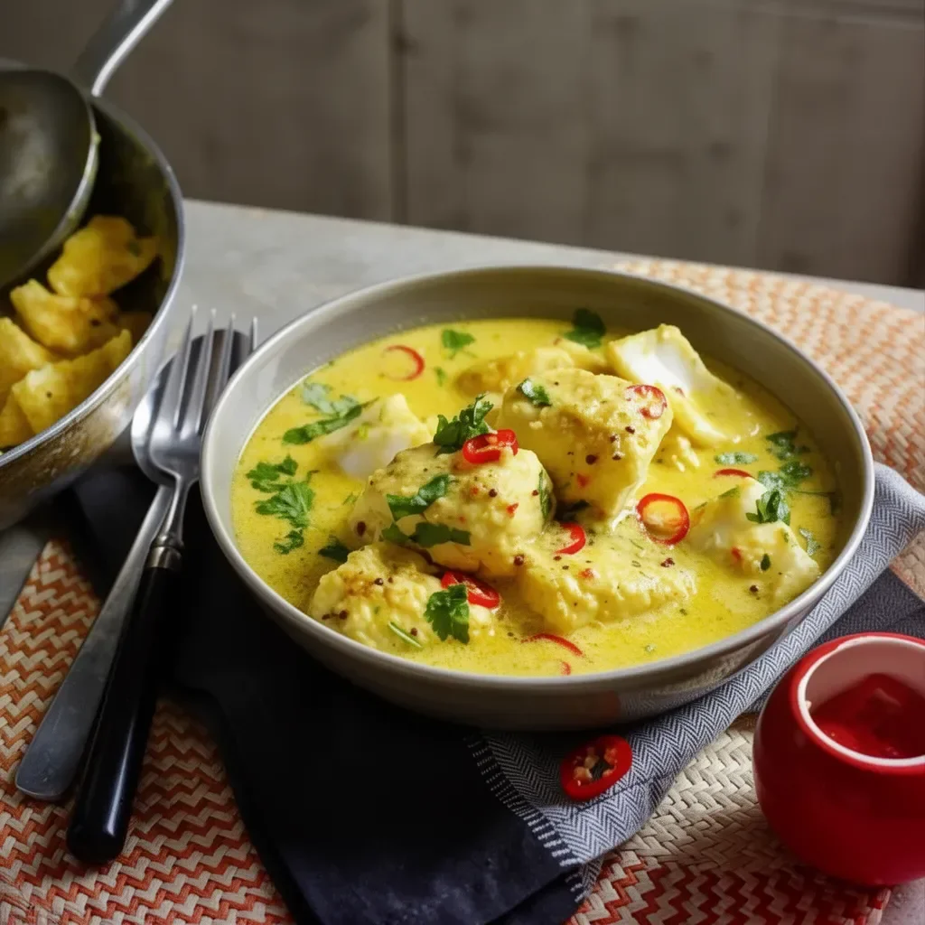 Coconut fish curry